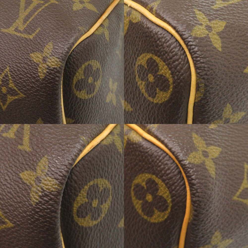 LOUIS VUITTON Authentic Brown Monogram Keepall 45 Boston Bag - Picture 4 of 10
